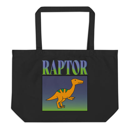 retro raptor tote