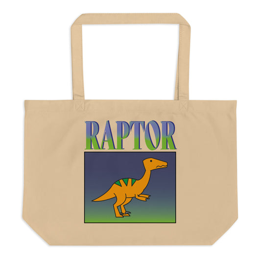 retro raptor tote