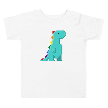 8-bit T-rex (toddler) | tee