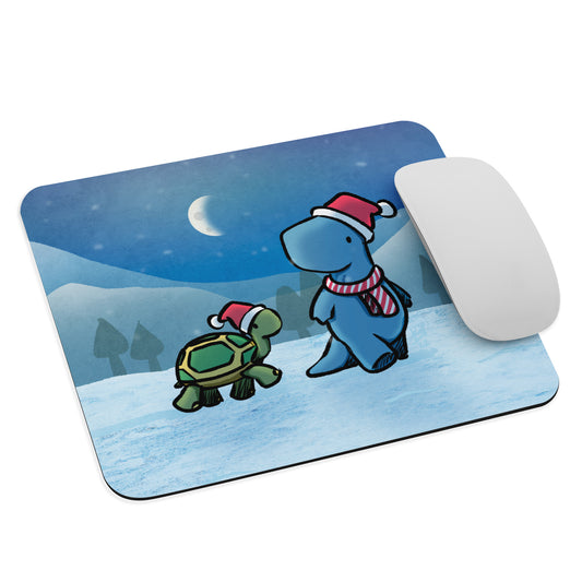 winter walk mouse pad