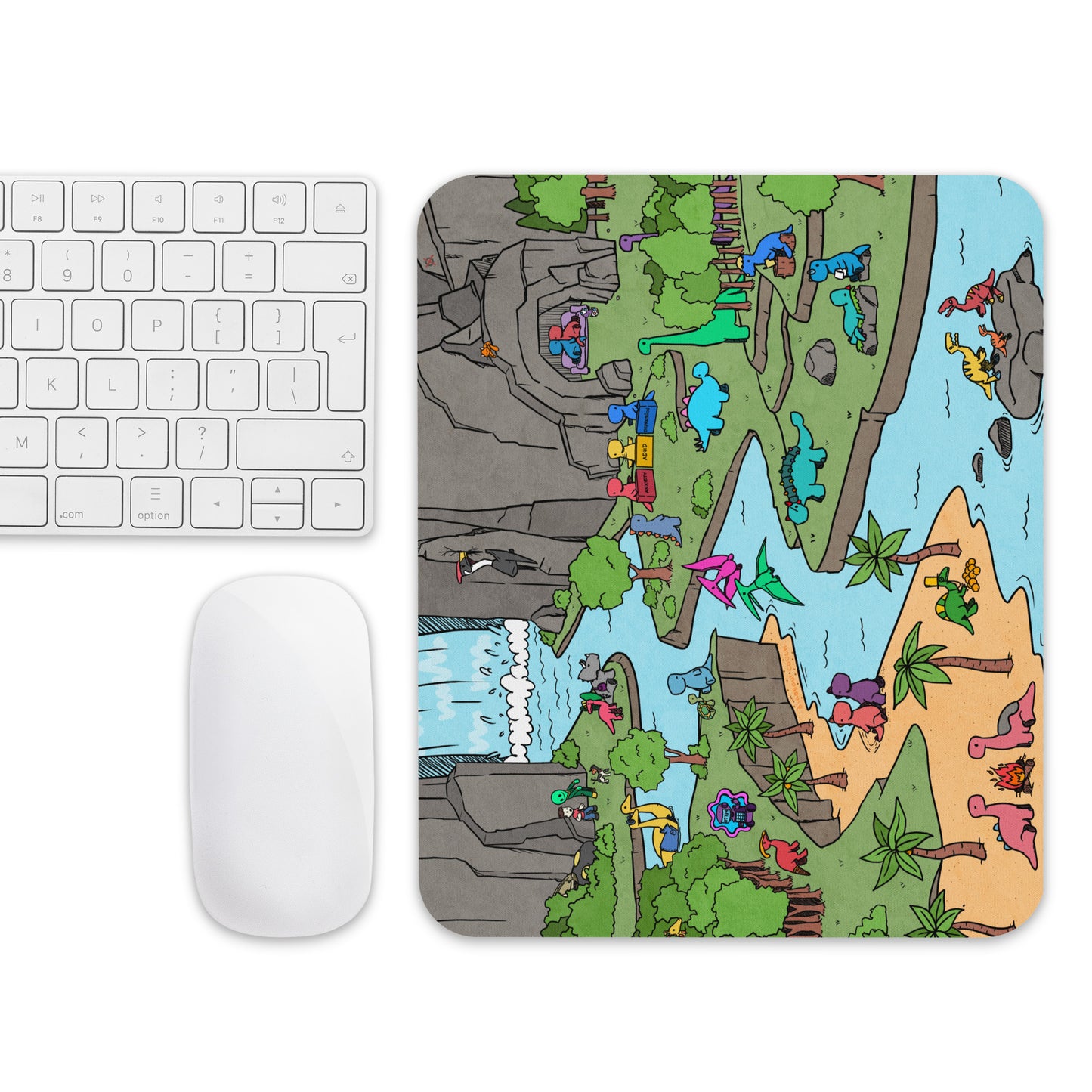 colourful world mouse pad