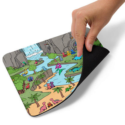 colourful world mouse pad