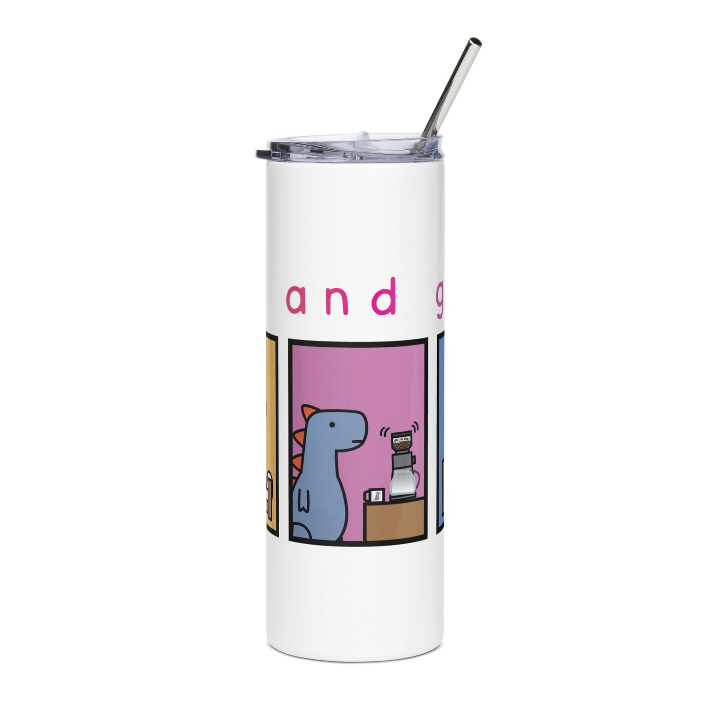 rise and grind tumbler