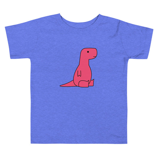 sitting pink t-rex (toddler)