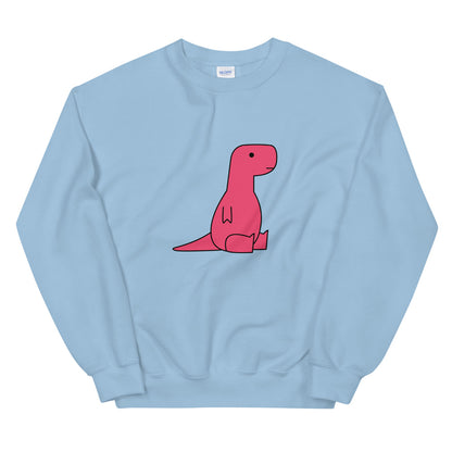 Sitting Pink T-Rex | sweatshirt