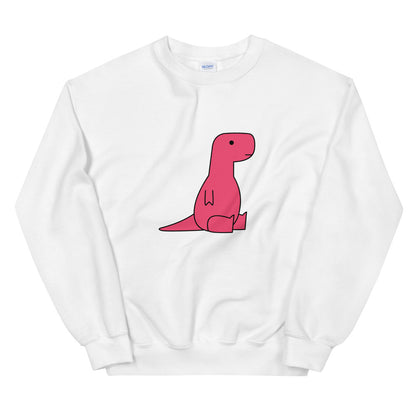 Sitting Pink T-Rex | sweatshirt