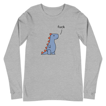 T-Rex Saying Fuck | long-sleeved tee