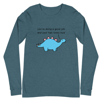 Good Job Stegosaurus | long-sleeved tee