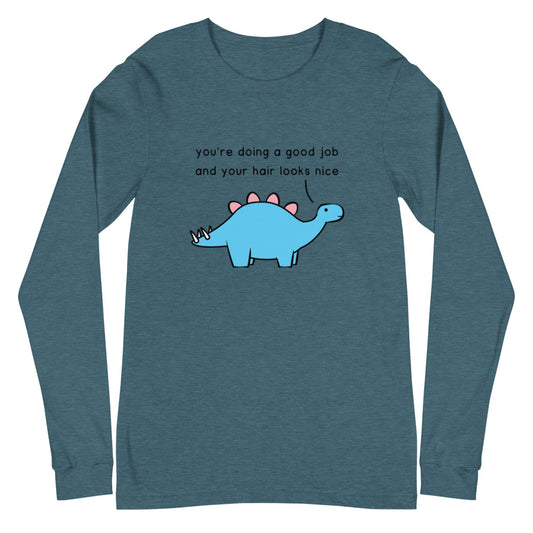 Good Job Stegosaurus | long-sleeved tee