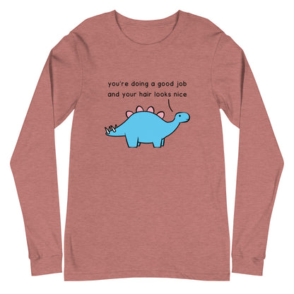 Good Job Stegosaurus | long-sleeved tee