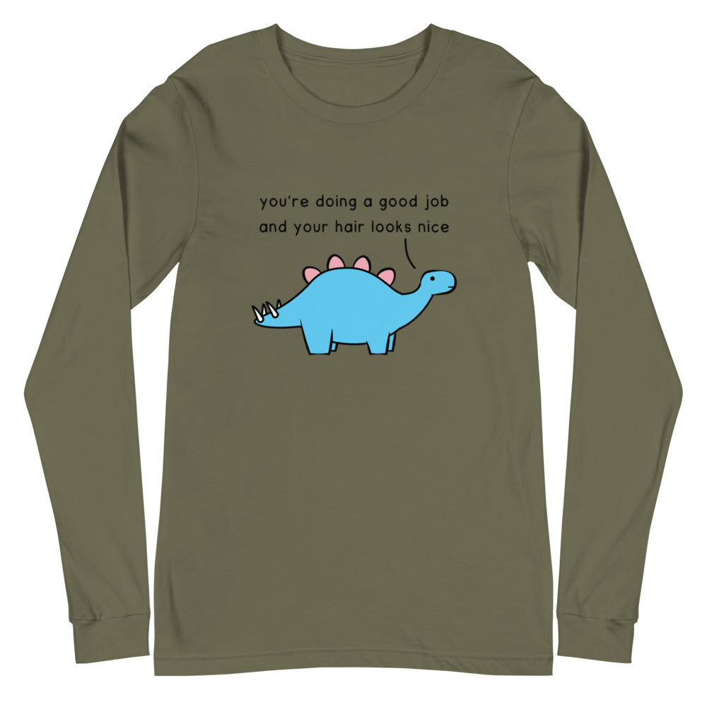 Good Job Stegosaurus | long-sleeved tee