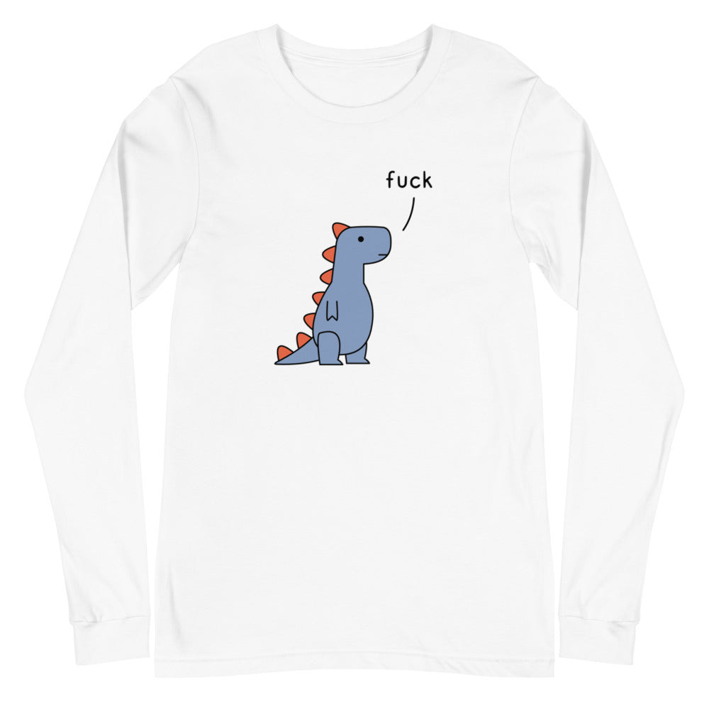 T-Rex Saying Fuck | long-sleeved tee