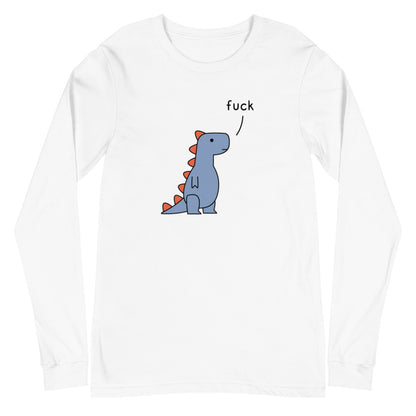 T-Rex Saying Fuck | long-sleeved tee