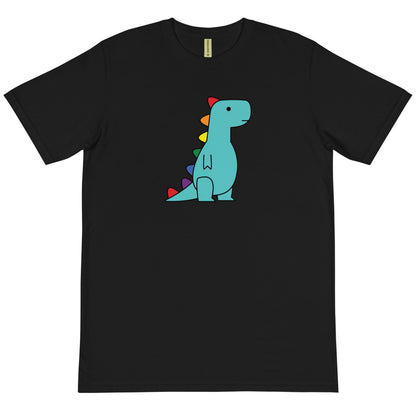 rainbow t-rex (relaxed) (eco)