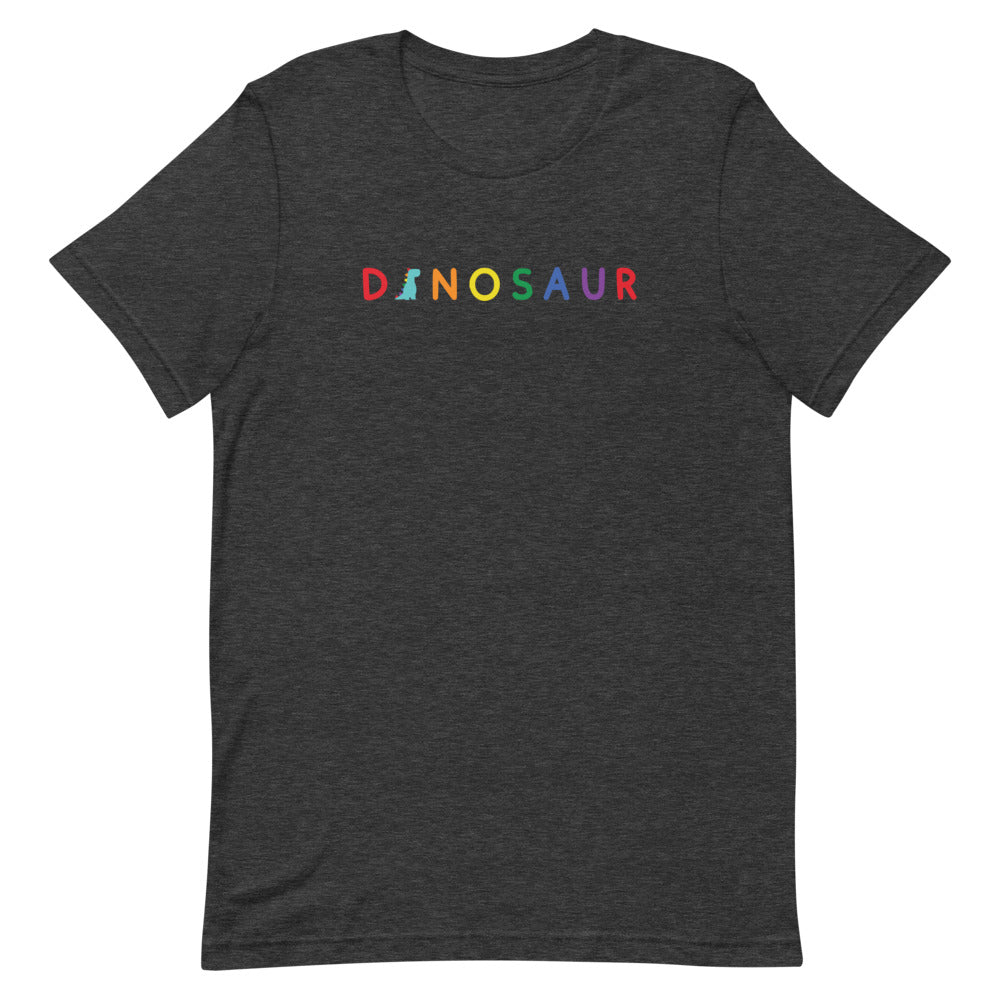 Rainbow Dino (logo) | tee