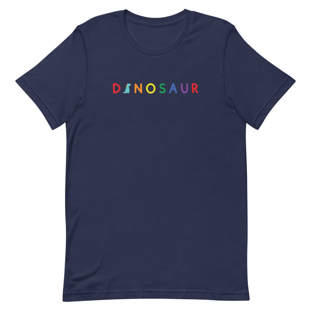 Rainbow Dino (logo) | tee