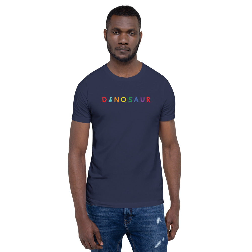 Rainbow Dino (logo) | tee