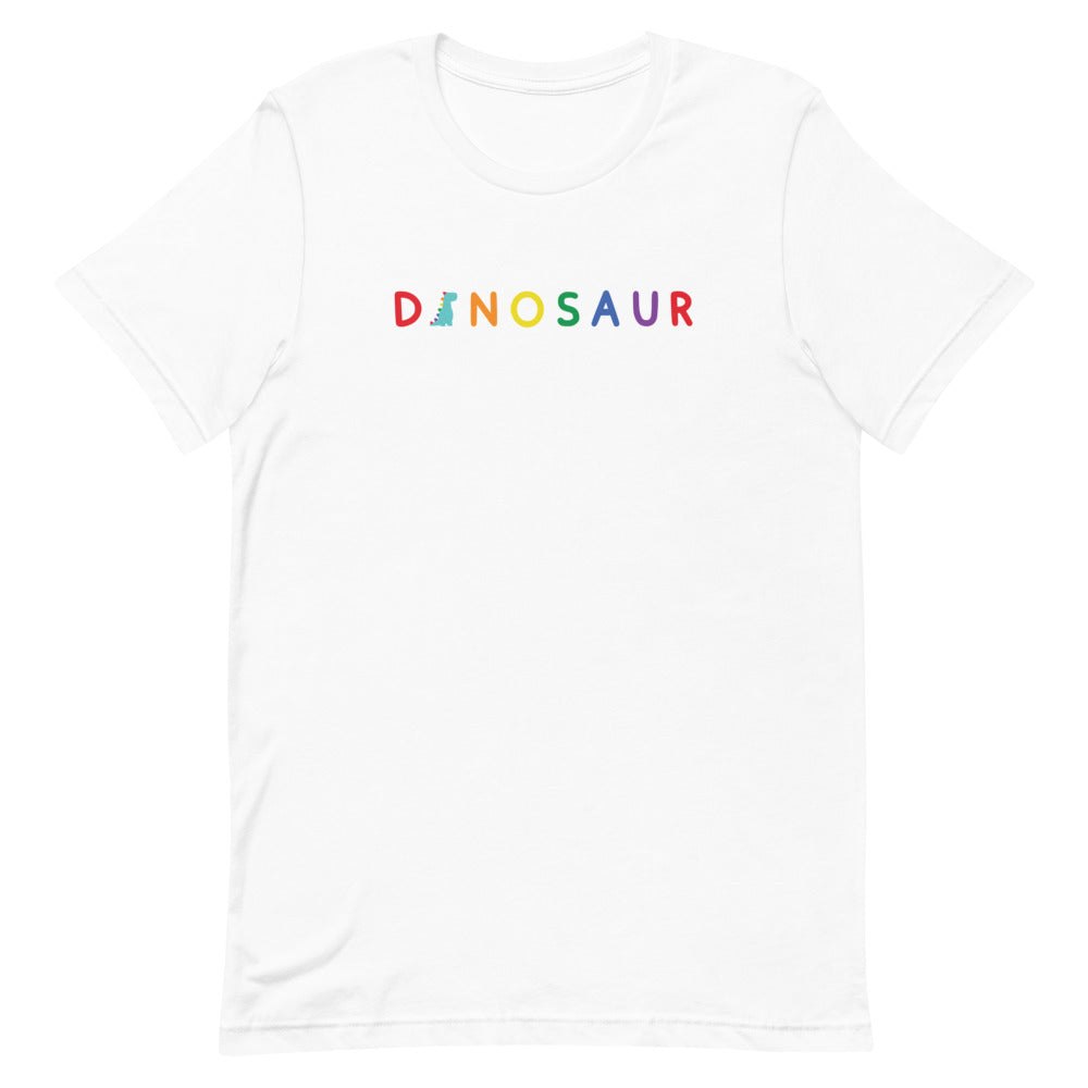 Rainbow Dino (logo) | tee