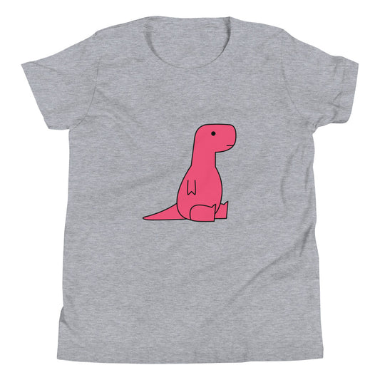 sitting pink t-rex (youth)