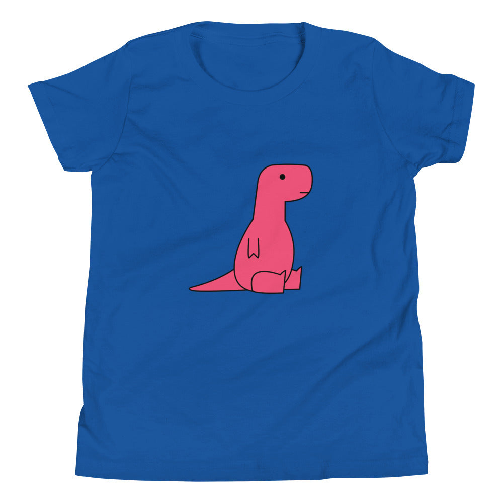 sitting pink t-rex (youth)