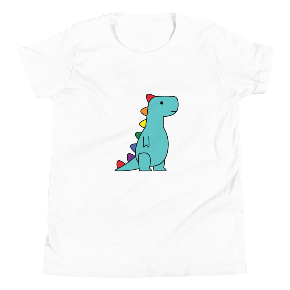 rainbow t-rex (youth)